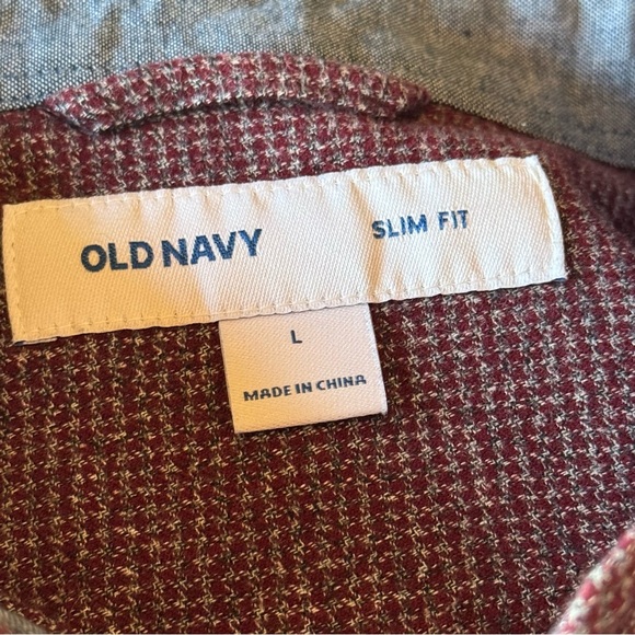 3 Old Navy Long Sleeve Slim Fit Dress Shirts 👔 (Bundle of 3) NWOT - Picture 5 of 7